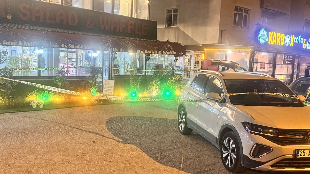 Erzurum'da bir iş yeri kurşunlandı! Erzurum'da bir iş yeri kurşunlandı!