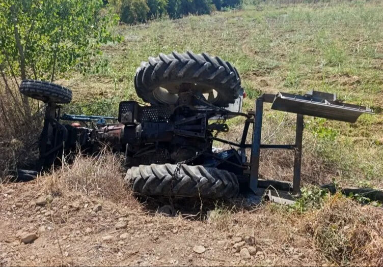 Ölümün böylesi... Kullandığı traktörün altında can verdi - 1. Resim