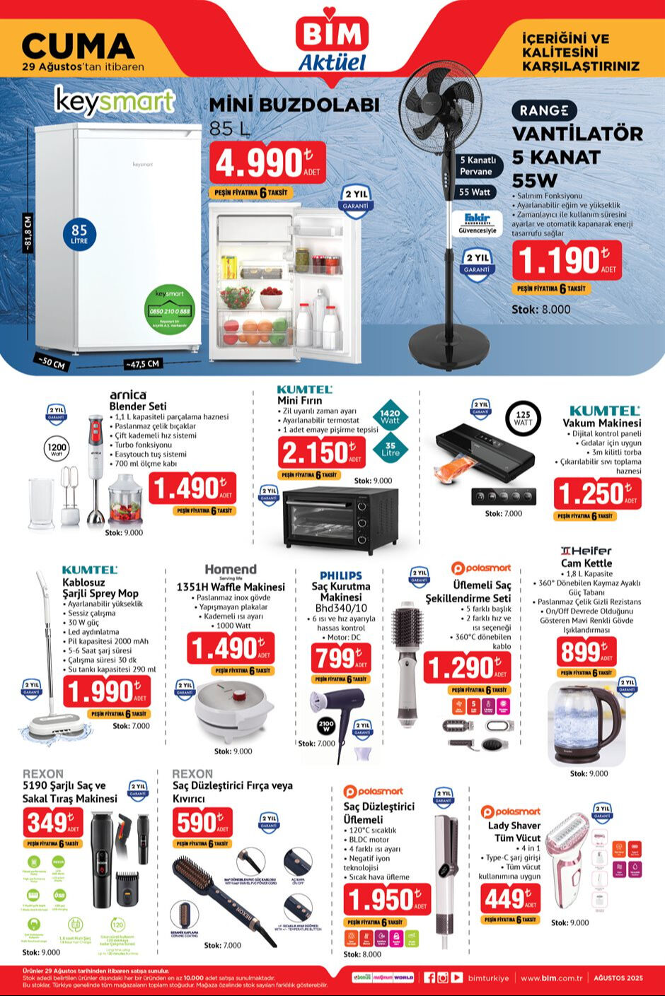 BİM aktüel ürünler 29 Ağustos Cuma raflarda! Bu hafta hangi ürünler var? - 1. Resim