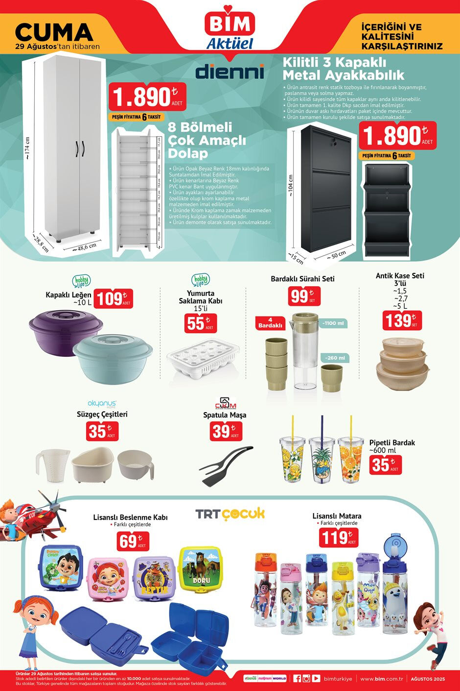 BİM aktüel ürünler 29 Ağustos Cuma raflarda! Bu hafta hangi ürünler var? - 3. Resim