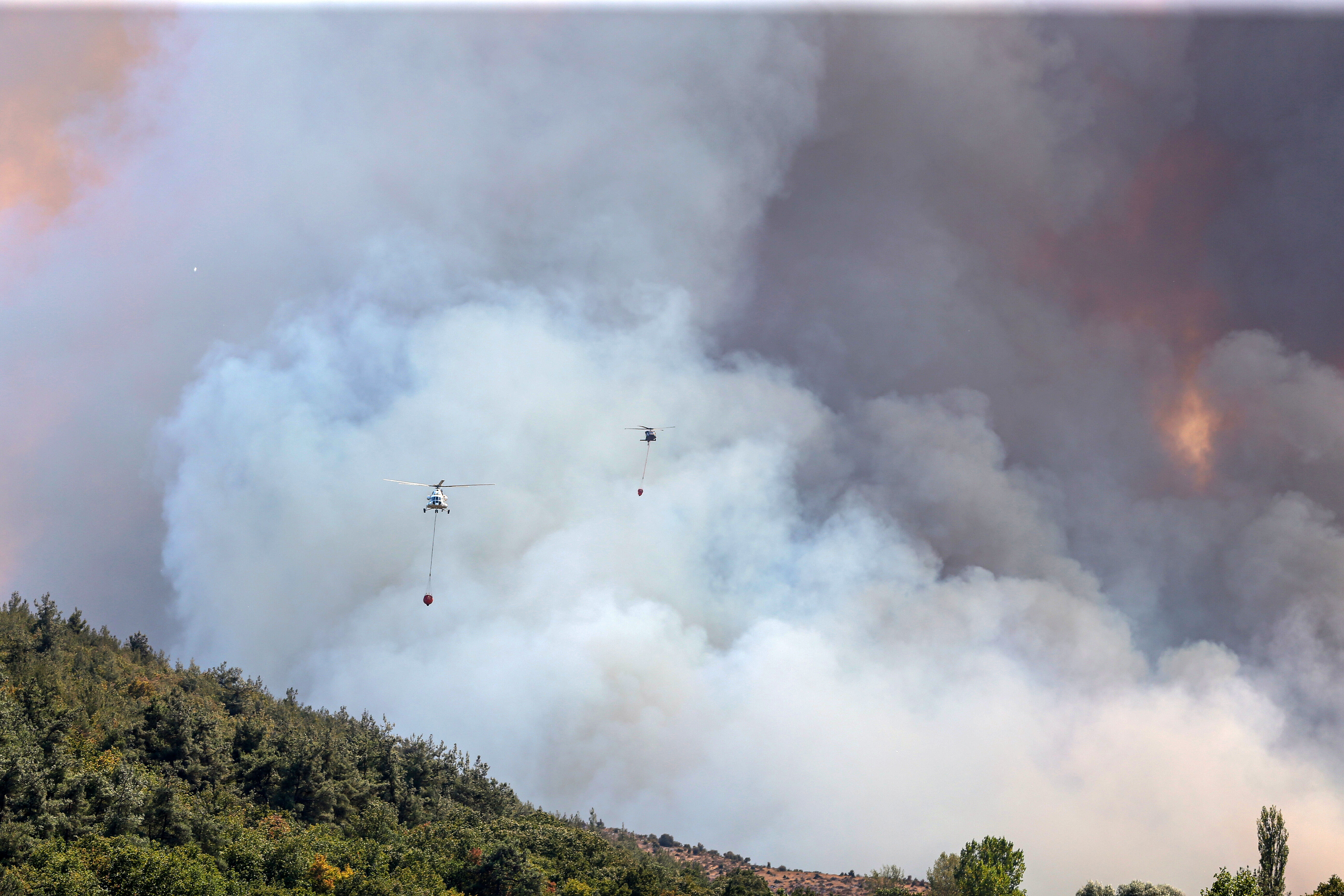 Bursa'da orman yangını! Ekipler bölgede - 1. Resim