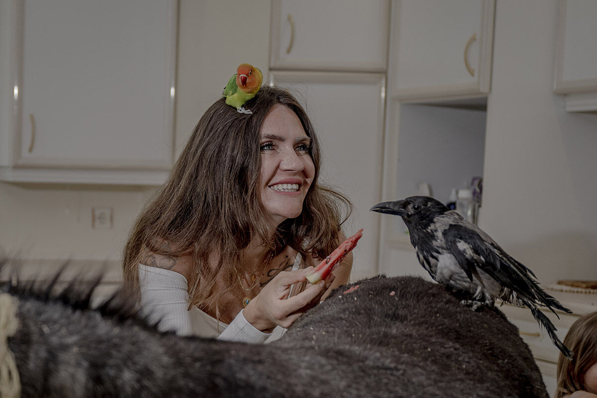 Havuzlu villada eşek besleyen aile! Sahiplendikleri hayvanları görenler hayret ediyor - 3. Resim