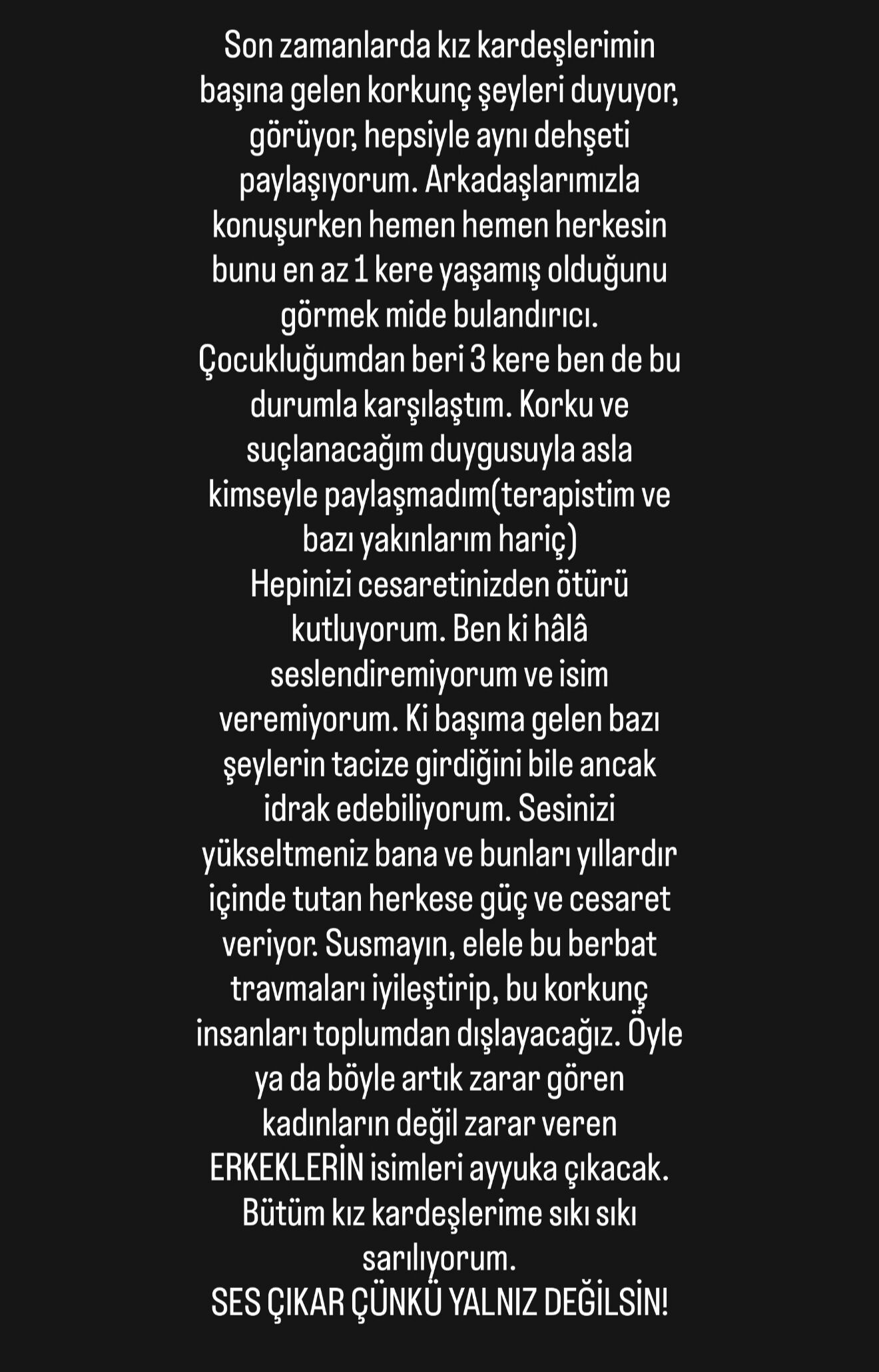 Melek Mosso “Üç kez tacize uğradım” dedi, cesaret çağrısı yaptı - 2. Resim