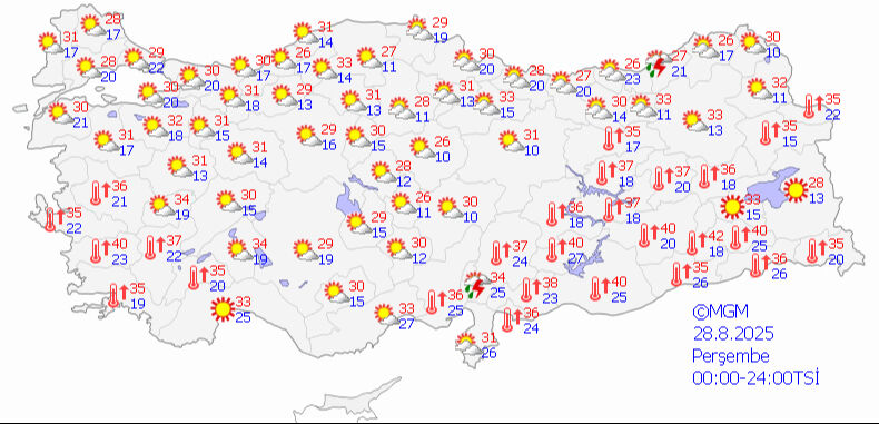 Meteoroloji il il uyarı! Sağanak ve rüzgar etkili olacak - 1. Resim