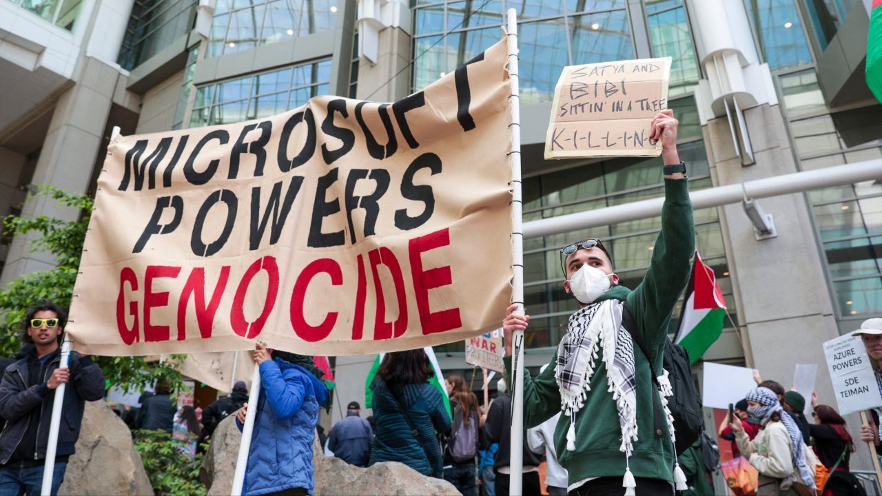 Soykırımın ortağı Microsoft çocukları katleden teknolojiye ortak oldu! Protesto eden çalışanlar tek tek kovuluyor Soykırımın ortağı Microsoft çocukları katleden teknolojiye ortak oldu! Protesto eden çalışanlar tek tek kovuluyor