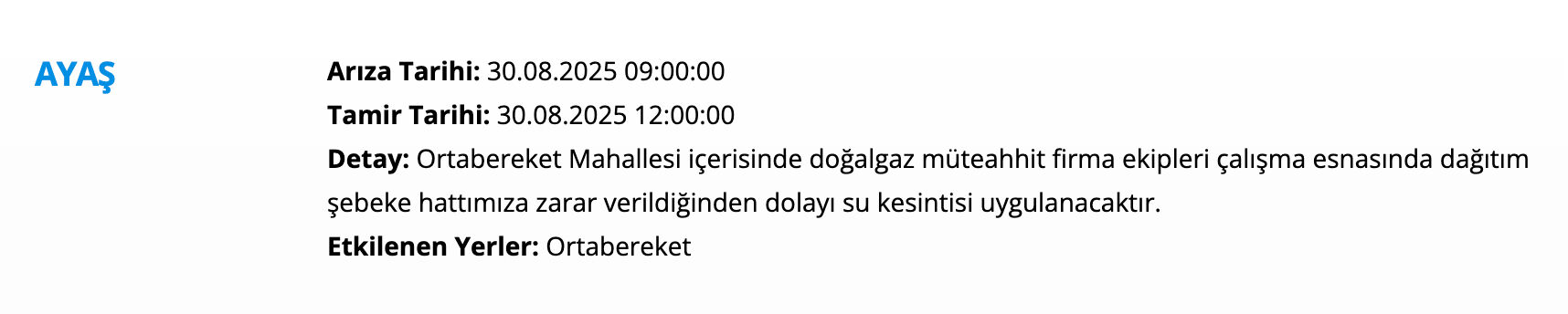 Ankara su kesintisi: Yenimahalle, Ke&ccedil;i&ouml;ren, Sincan, Yenimahalle....Ankara''da sular ne zaman, saat ka&ccedil;ta gelecek? - 6. Resim