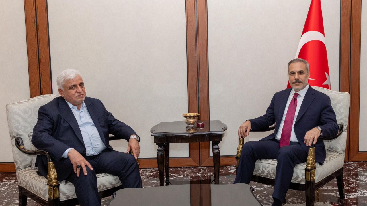 Bakan Fidan, Haşdi Şabi Komisyonu Başkanı Feyyad ile görüştü Bakan Fidan, Haşdi Şabi Komisyonu Başkanı Feyyad ile görüştü