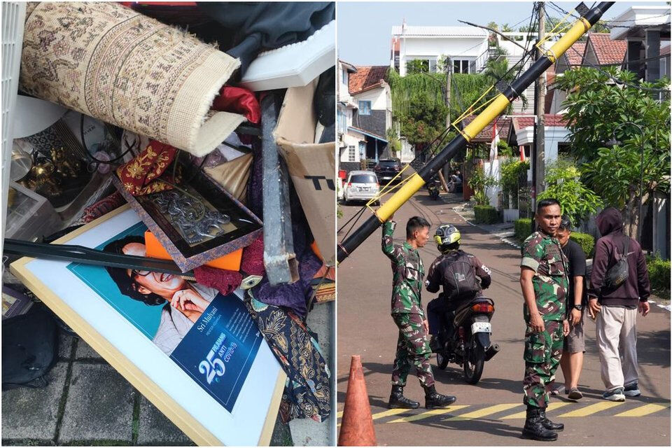 Endonezya’da iç savaş alarmı! Halk milletvekili evlerini bastı, lüks arabaları parçaladı - 3. Resim