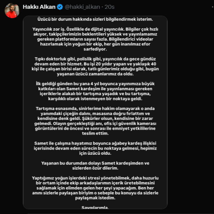 Hakkı Alkan Samet Jankovic olayı ne? - 2. Resim