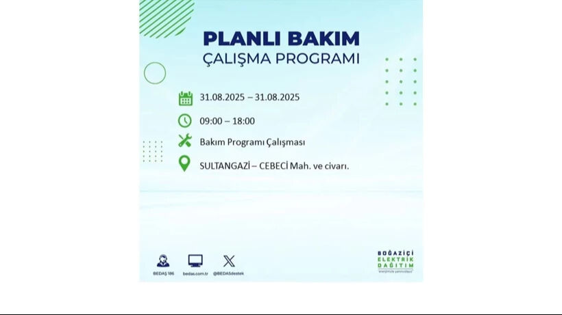 İstanbul elektrik kesintisi ne zaman bitecek, elektrikler ne zaman gelecek? BEDAŞ duyurdu, 10 saat yok - 3. Resim
