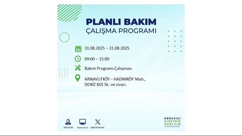 İstanbul elektrik kesintisi ne zaman bitecek, elektrikler ne zaman gelecek? BEDAŞ duyurdu, 10 saat yok - 1. Resim