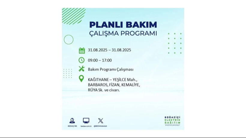 İstanbul elektrik kesintisi ne zaman bitecek, elektrikler ne zaman gelecek? BEDAŞ duyurdu, 10 saat yok - 9. Resim