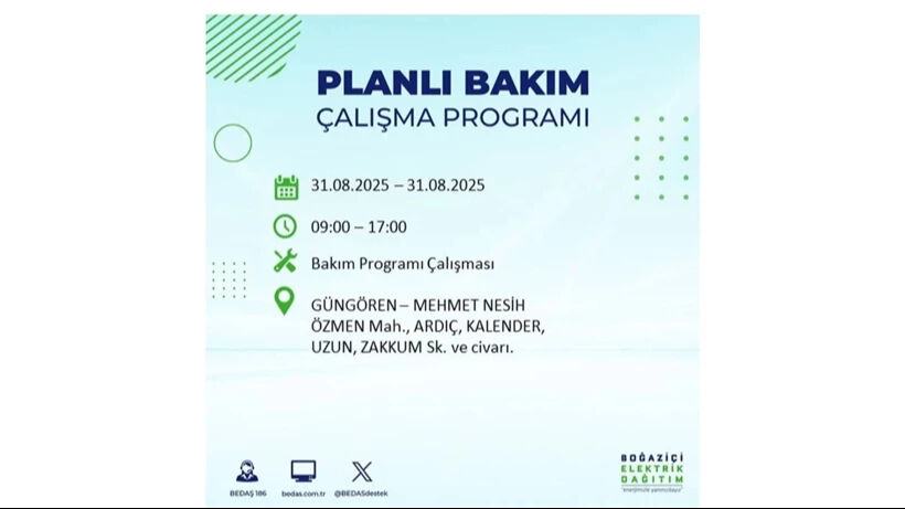 İstanbul elektrik kesintisi ne zaman bitecek, elektrikler ne zaman gelecek? BEDAŞ duyurdu, 10 saat yok - 10. Resim