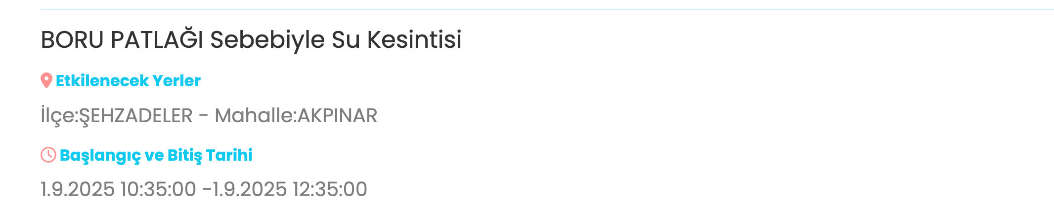 Manisa su kesintisi! Manisa'da sular ne zaman gelecek? - 3. Resim