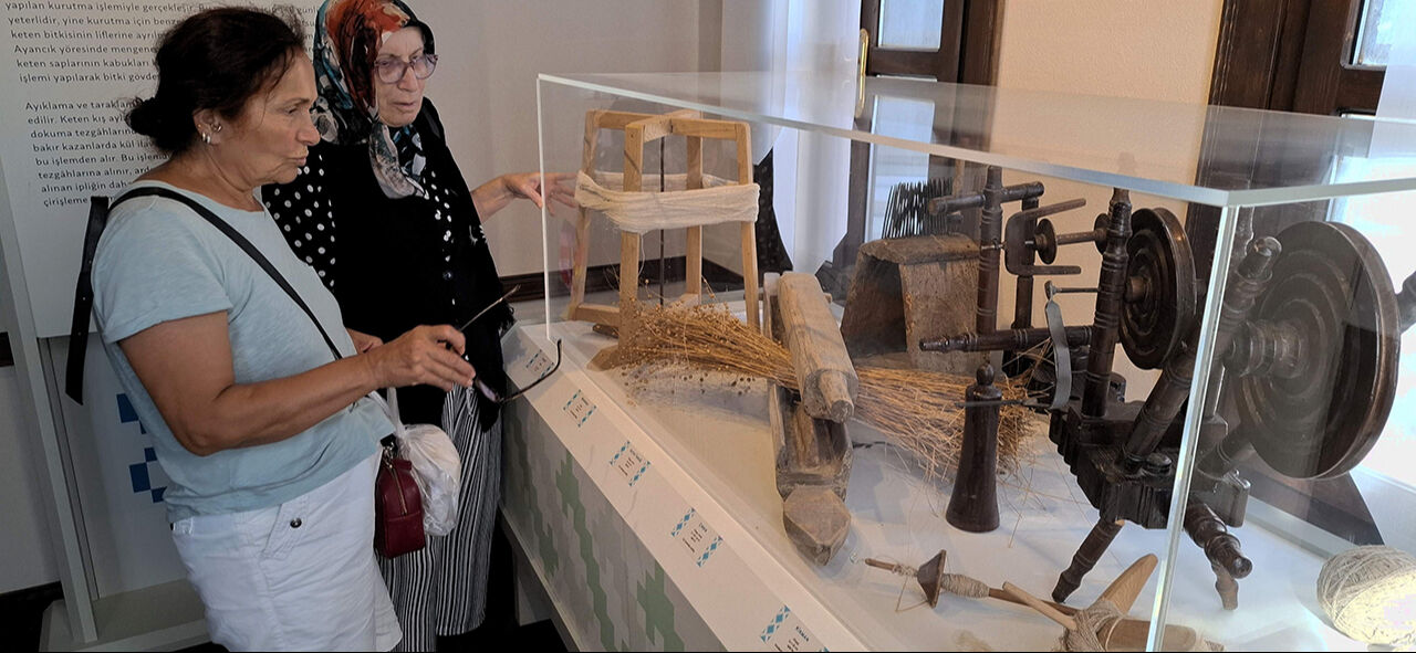 Mutlaka gezilmesi gereken başında! T&uuml;rkiye'nin ilk keten m&uuml;zesi binlerce kişiyi ağırladı - 1. Resim