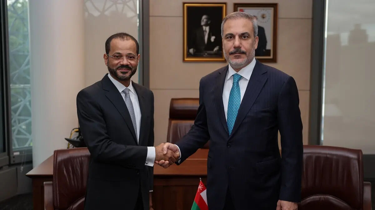 Bakan Fidan, Ummanlı mevkidaşı Busaidi ile Filistin meselesini görüştü - 1. Resim