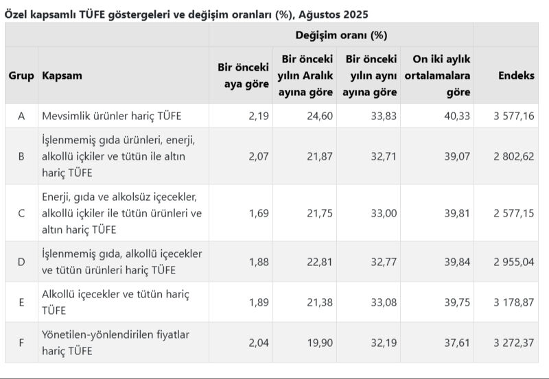 Memur, emekli ve kira zamlarını etkileyecek! Ağustos ayı enflasyon rakamları açıklandı... - 4. Resim