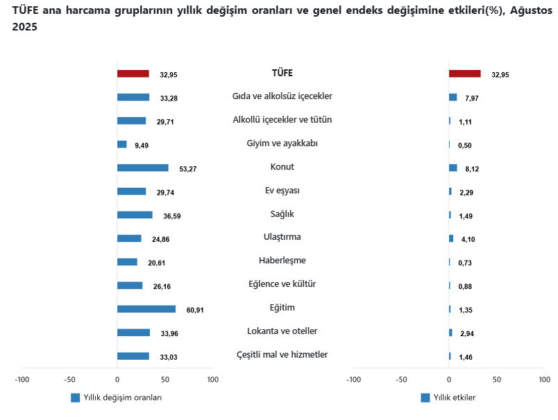 Memur, emekli ve kira zamlarını etkileyecek! Ağustos ayı enflasyon rakamları açıklandı... - 2. Resim