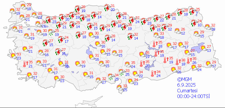 Meteoroloji tarih vererek uyardı: 40 ilde sağanak yağış - 4. Resim