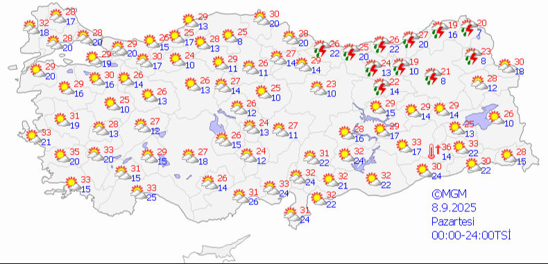 Meteoroloji tarih vererek uyardı: 40 ilde sağanak yağış - 6. Resim