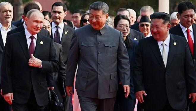 Putin, Kim ve Şi Pekin'de! Trump'ı çıldırtan kare: En içten selamlarımı iletin - 2. Resim