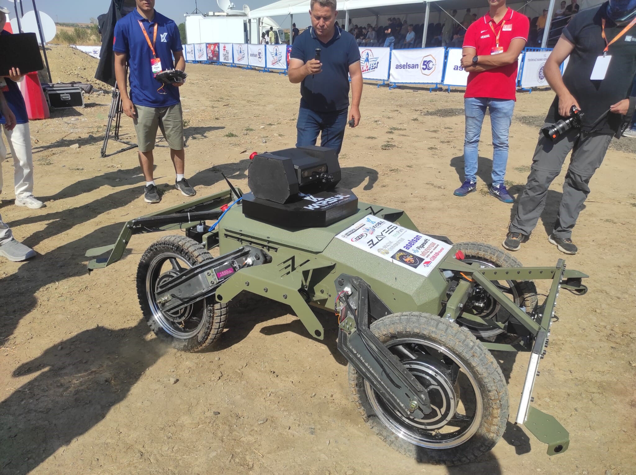 Tekirdağ'da TEKNOFEST coşkusu! İnsansız kara araçları yarışacak Tekirdağ'da TEKNOFEST coşkusu! İnsansız kara araçları yarışacak - 1. Resim