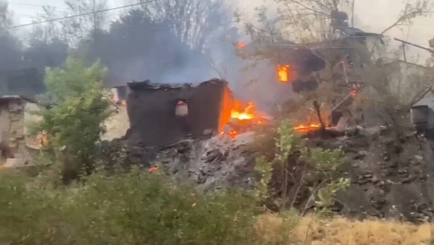Tunceli'de korkutan orman yangını! Ekipler seferber oldu - 2. Resim