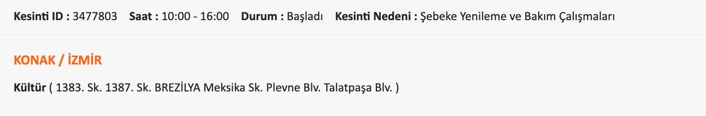 Gediz elektrik kesintisi! 4 Eylül İzmir'de elektrikler ne zaman, saat kaçta gelecek? Karşıyaka, Buca, Çeşme... - 11. Resim