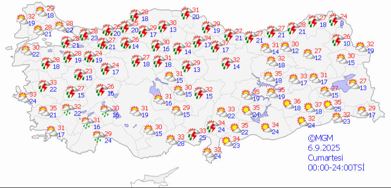 Hafta sonu planı olanlar dikkat! Meteoroloji'den il il sağanak uyarısı - 1. Resim