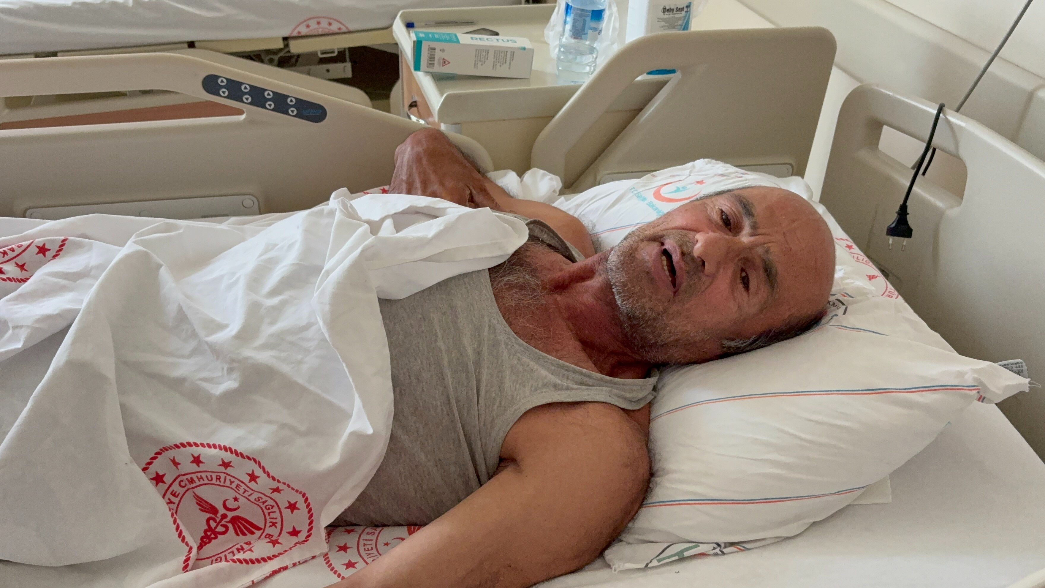 Ayı saldırdı, o kaçtı! Ağaca tırmansa da 2 ayağını kırdı - 1. Resim