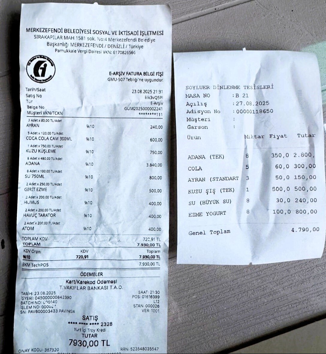 Belediye tesisinde yediği yemek kursağında kaldı! Bu nasıl soygun - 1. Resim