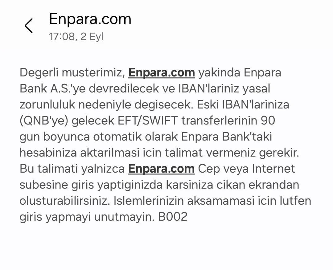 Enpara hesabı olanlar dikkat! IBAN'lar değişiyor, bu talimatı vermeyene para gelmeyecek - 2. Resim