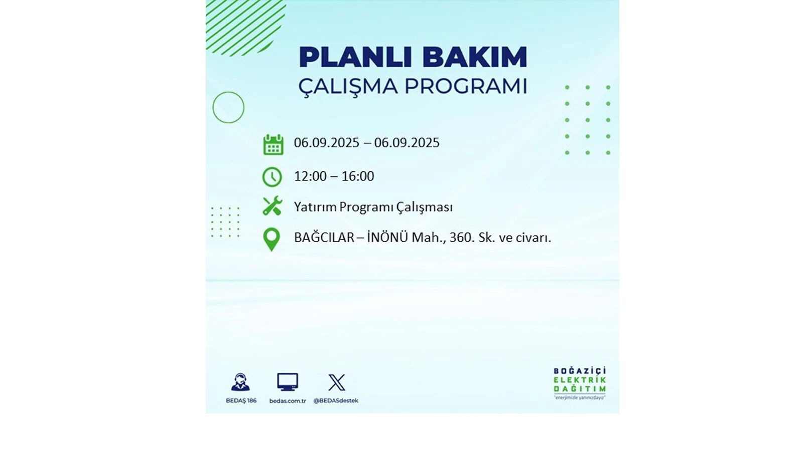 İstanbul elektrik kesintisi sorgulama: BEDAŞ 8 saatlik kesintiyi duyurdu, İstanbul'da elektrikler ne zaman gelecek? - 5. Resim