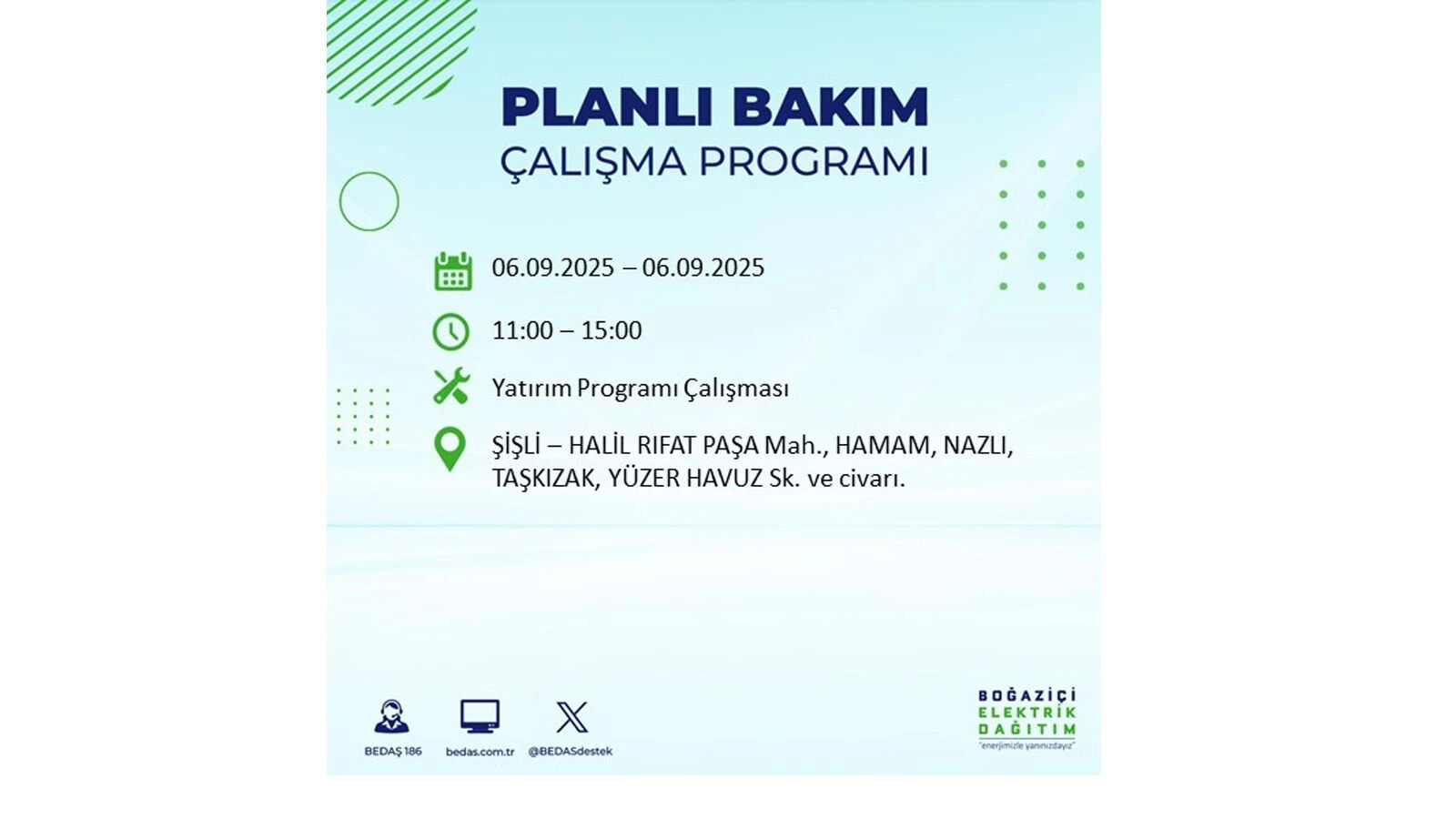İstanbul elektrik kesintisi sorgulama: BEDAŞ 8 saatlik kesintiyi duyurdu, İstanbul'da elektrikler ne zaman gelecek? - 27. Resim