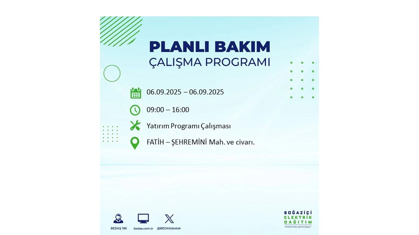 İstanbul elektrik kesintisi sorgulama: BEDAŞ 8 saatlik kesintiyi duyurdu, İstanbul'da elektrikler ne zaman gelecek? - 18. Resim