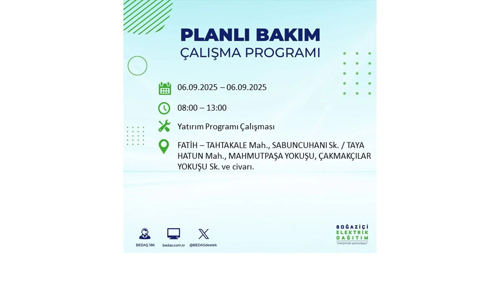 İstanbul elektrik kesintisi sorgulama: BEDAŞ 8 saatlik kesintiyi duyurdu, İstanbul'da elektrikler ne zaman gelecek? - 17. Resim