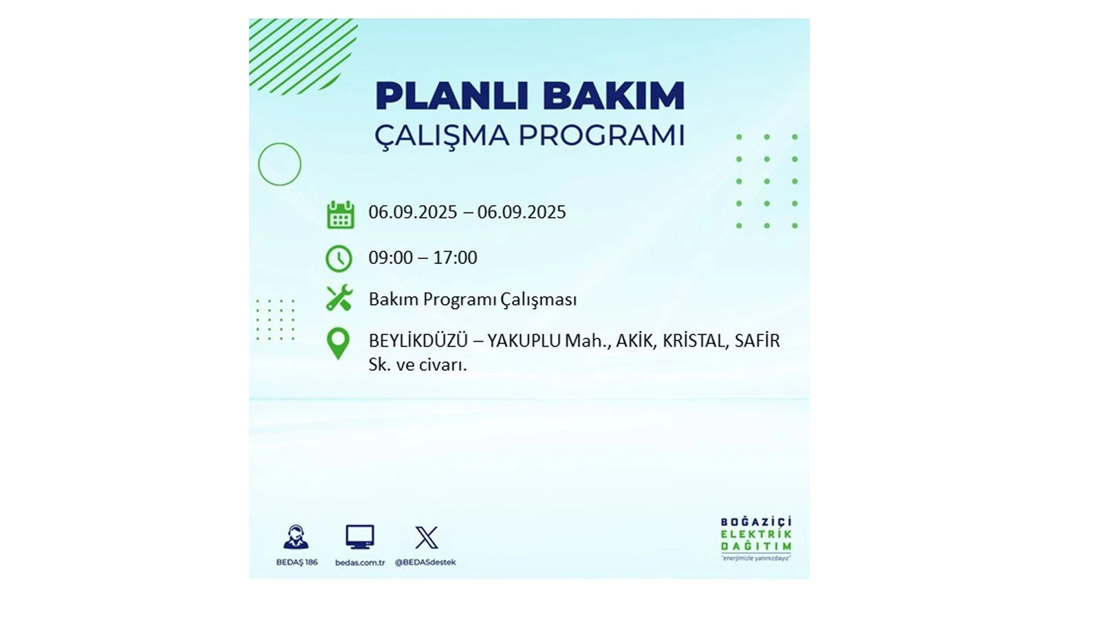 İstanbul elektrik kesintisi sorgulama: BEDAŞ 8 saatlik kesintiyi duyurdu, İstanbul'da elektrikler ne zaman gelecek? - 13. Resim