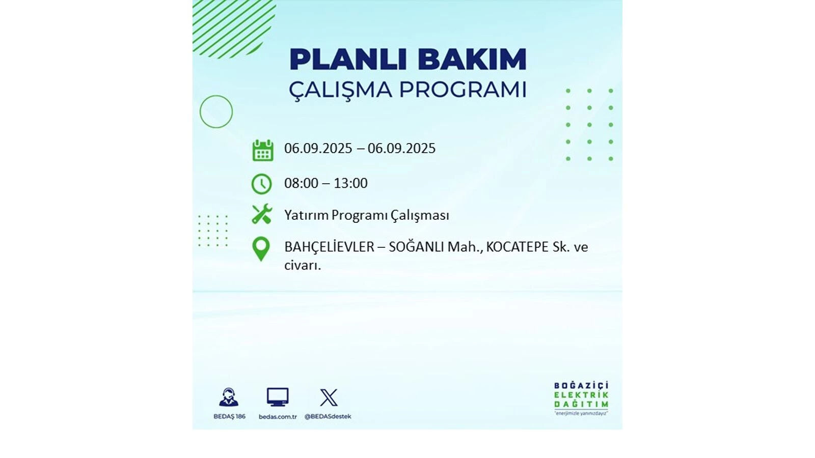 İstanbul elektrik kesintisi sorgulama: BEDAŞ 8 saatlik kesintiyi duyurdu, İstanbul'da elektrikler ne zaman gelecek? - 7. Resim