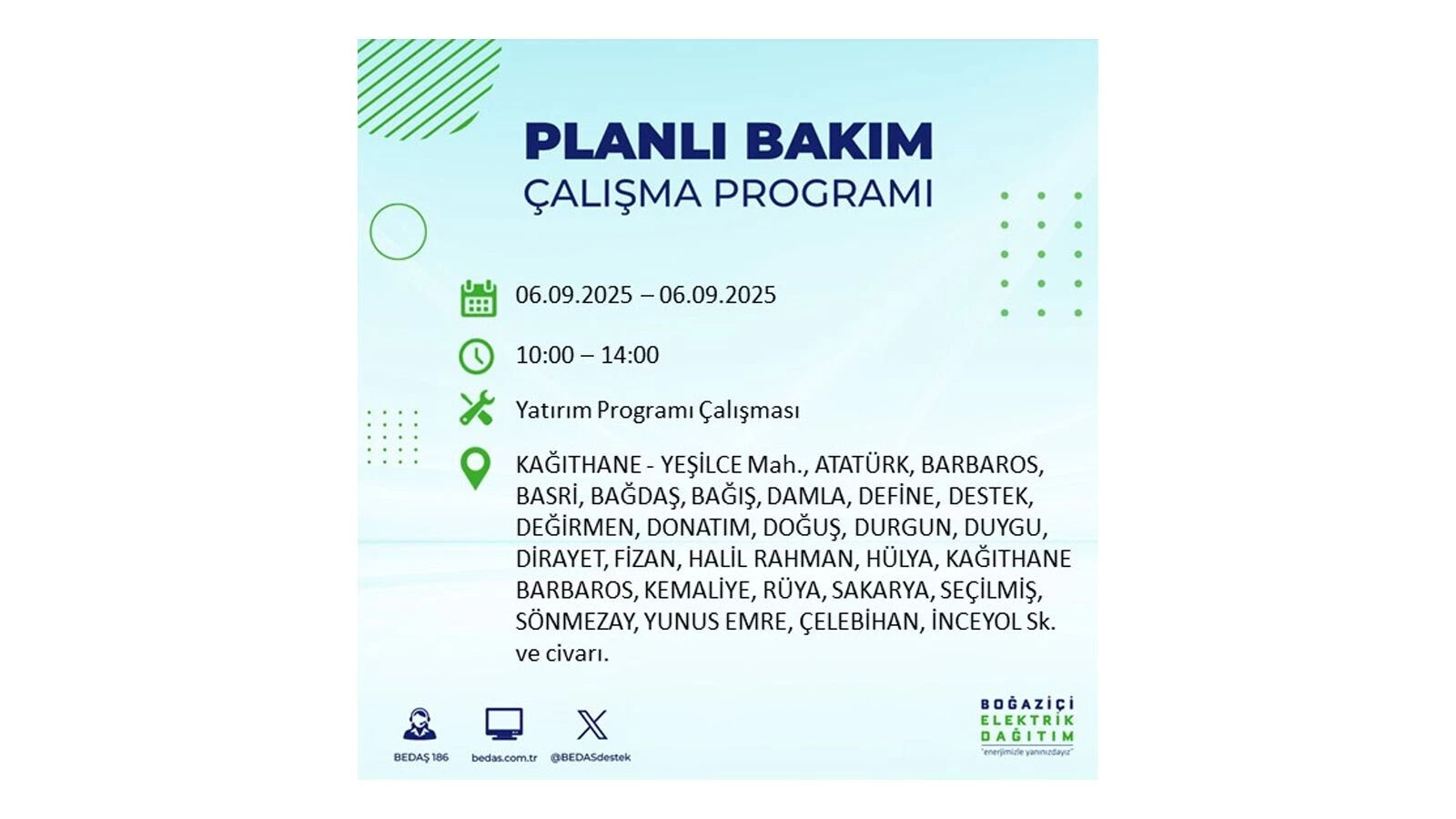 İstanbul elektrik kesintisi sorgulama: BEDAŞ 8 saatlik kesintiyi duyurdu, İstanbul'da elektrikler ne zaman gelecek? - 24. Resim