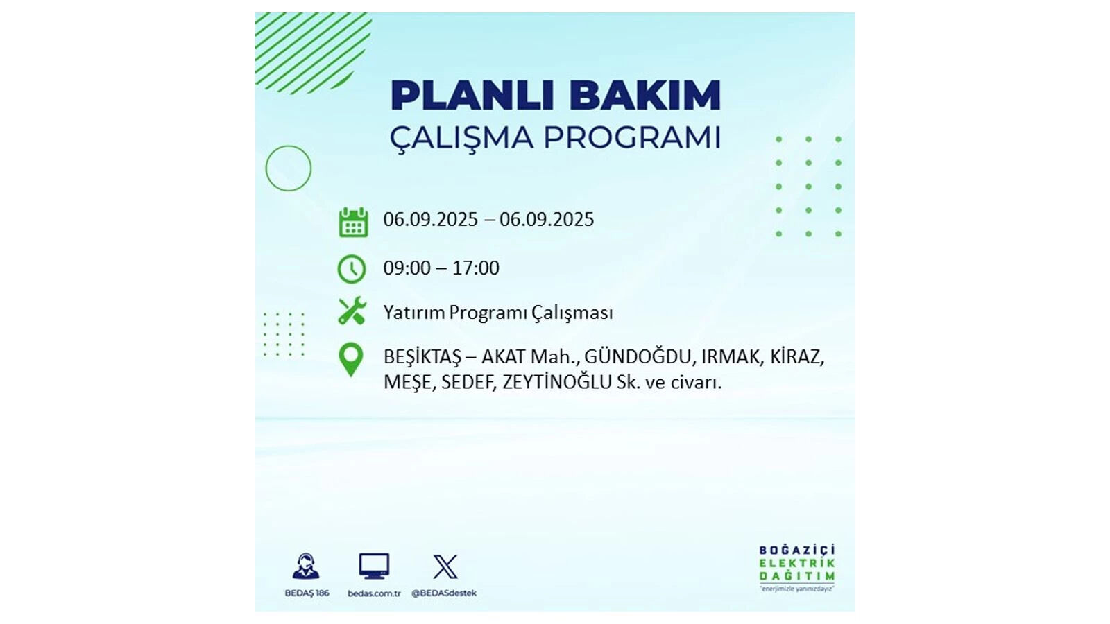 İstanbul elektrik kesintisi sorgulama: BEDAŞ 8 saatlik kesintiyi duyurdu, İstanbul'da elektrikler ne zaman gelecek? - 12. Resim