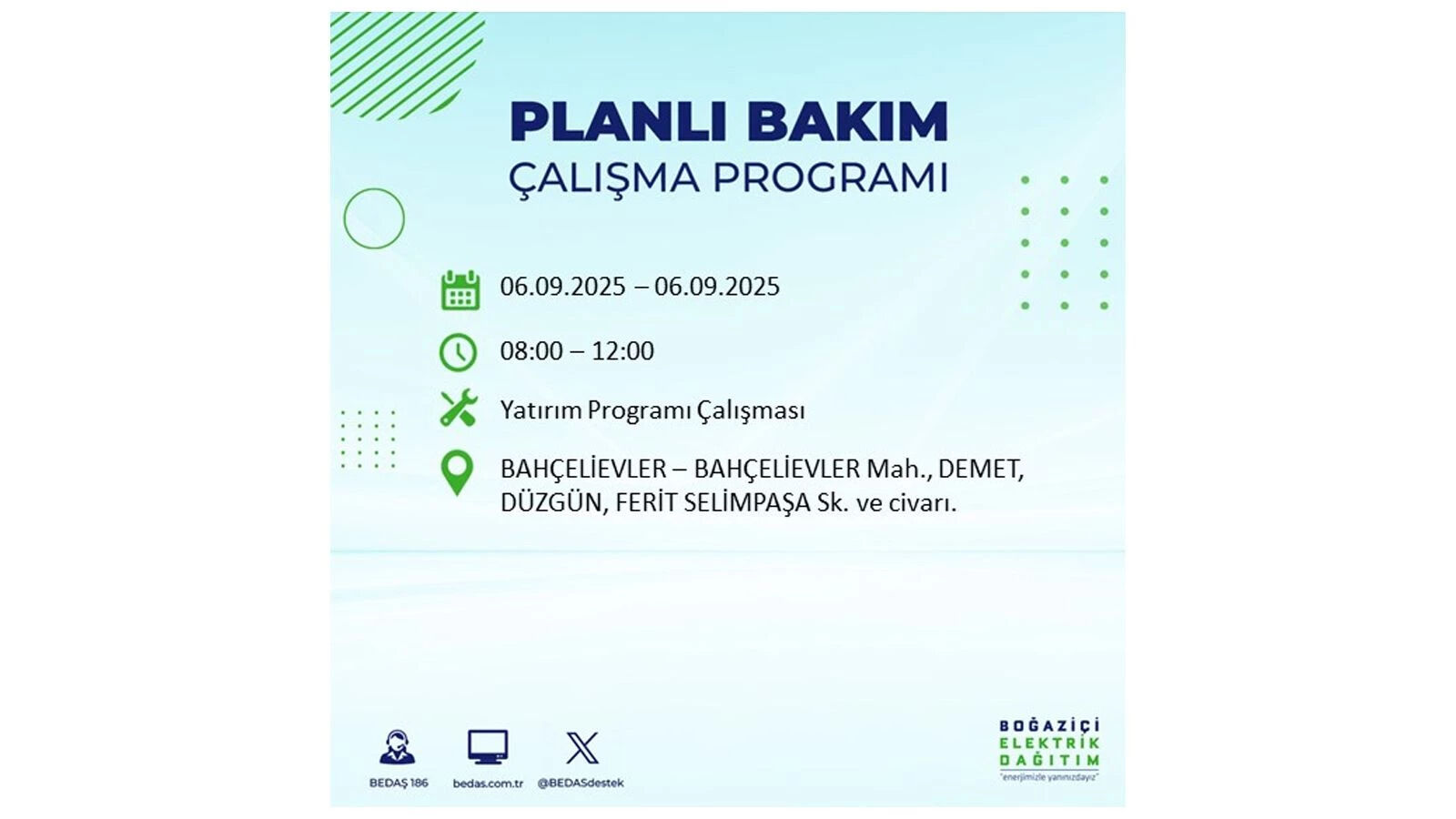 İstanbul elektrik kesintisi sorgulama: BEDAŞ 8 saatlik kesintiyi duyurdu, İstanbul'da elektrikler ne zaman gelecek? - 9. Resim