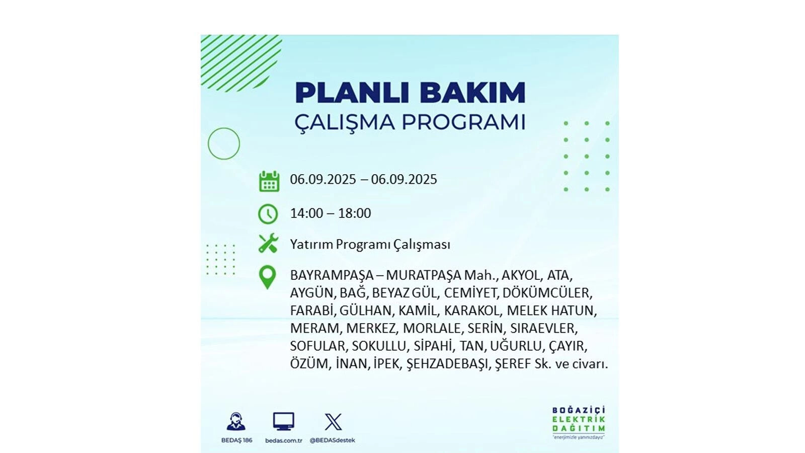 İstanbul elektrik kesintisi sorgulama: BEDAŞ 8 saatlik kesintiyi duyurdu, İstanbul'da elektrikler ne zaman gelecek? - 11. Resim