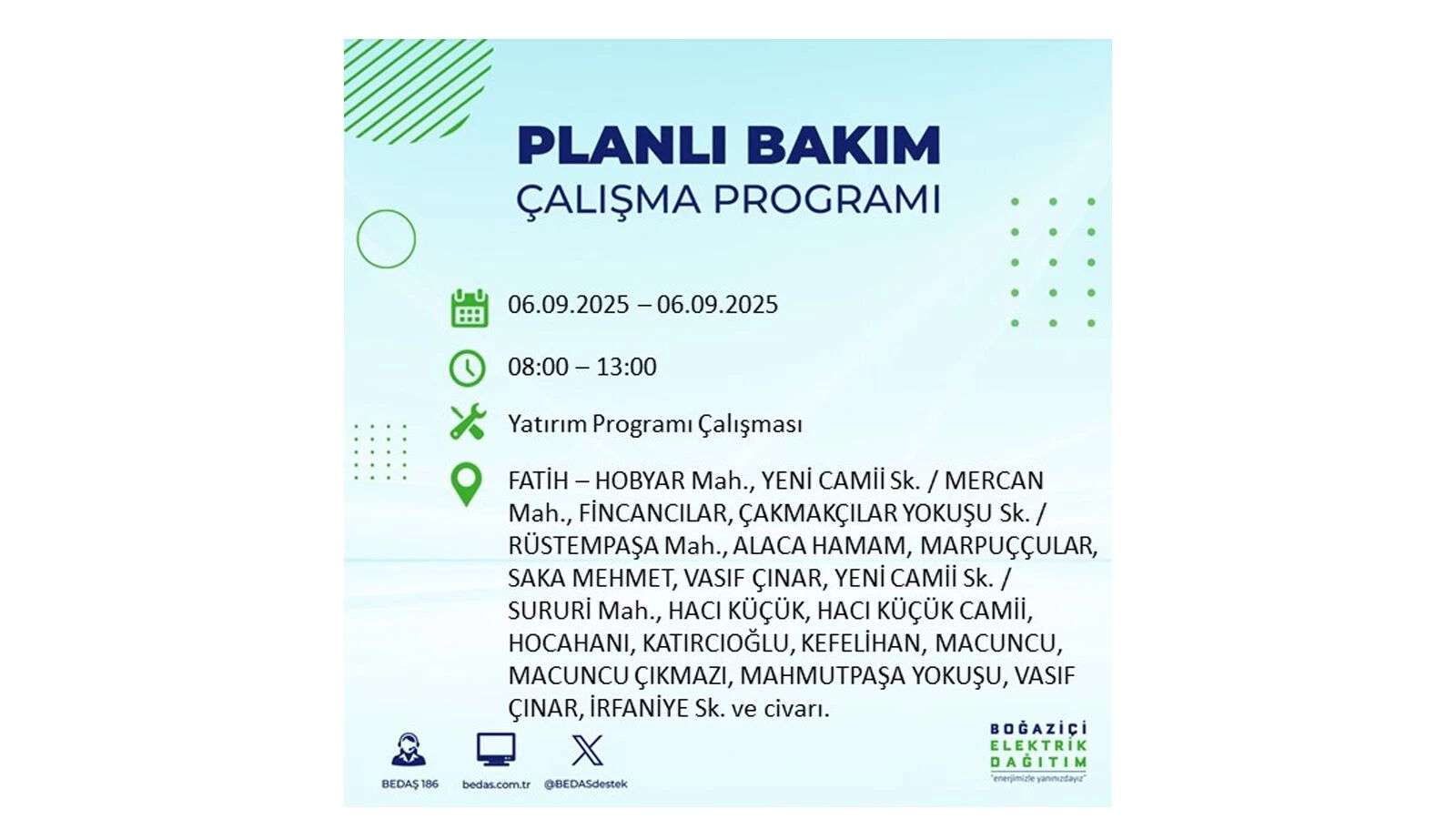 İstanbul elektrik kesintisi sorgulama: BEDAŞ 8 saatlik kesintiyi duyurdu, İstanbul'da elektrikler ne zaman gelecek? - 19. Resim