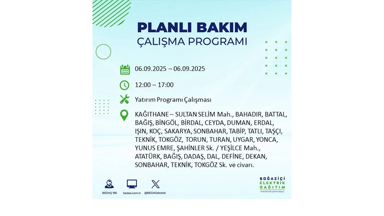 İstanbul elektrik kesintisi sorgulama: BEDAŞ 8 saatlik kesintiyi duyurdu, İstanbul'da elektrikler ne zaman gelecek? - 22. Resim