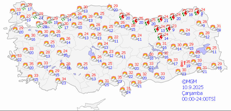 MGM, AKOM ve Valilik saat vererek uyardı: İstanbul’da kuvvetli sağanak ve fırtına etkili olacak - 9. Resim