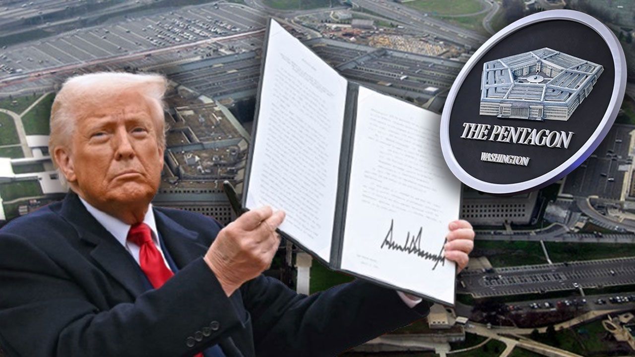 Trump'tan Pentagon hamlesi! 'Savaş Bakanlığı'nı yeniden kuracak Trump'tan Pentagon hamlesi! 'Savaş Bakanlığı'nı yeniden kuracak