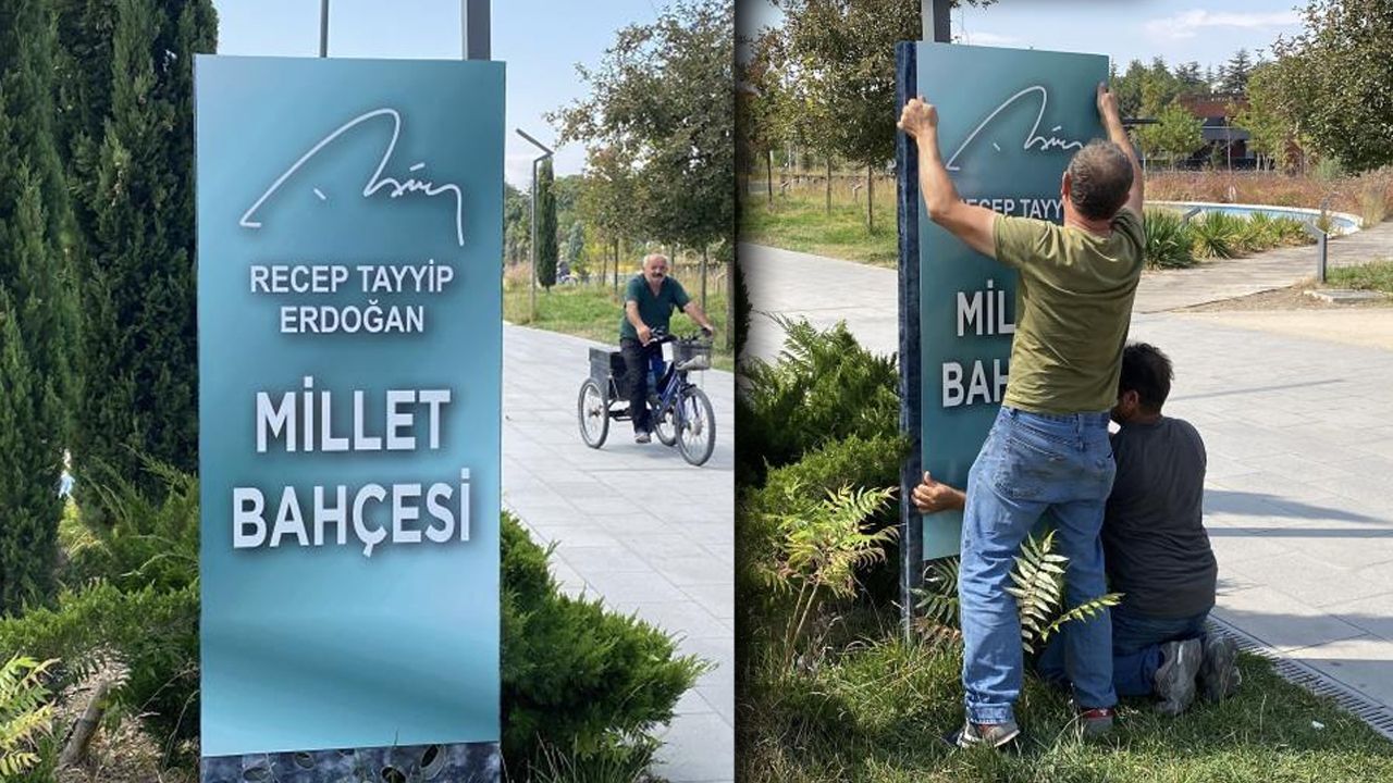Cumhurbaşkanı Erdoğan'ın adını silmeye çalıştılar! Eskişehir'deki alçak saldırıya jet müdahale Cumhurbaşkanı Erdoğan'ın adını silmeye çalıştılar! Eskişehir'deki alçak saldırıya jet müdahale