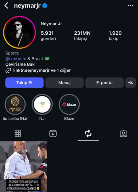 Neymar'ın Hikmet Karaman paylaşımı olay oldu: Bir milyon beğeni Neymar'ın Hikmet Karaman paylaşımı dünyada gündem oldu: Bir milyon beğeni - 2. Resim