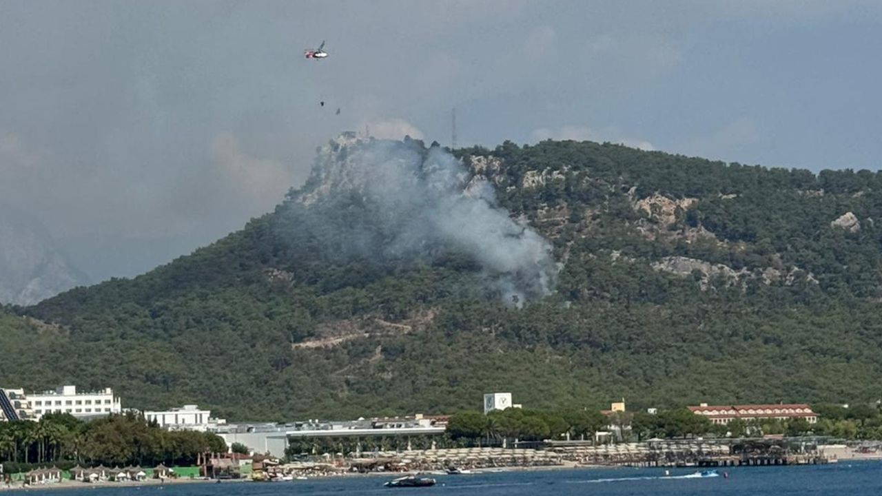Antalya'da orman yangını! Ekipler bölgede Antalya'da orman yangını! Ekipler bölgede
