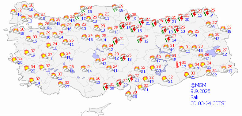 Sıcaklıklar düşüyor, yağışlar bitiyor! İşte bölge bölge beklenen hava durumu - 1. Resim